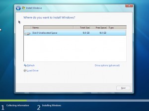 Where do you want to install Windows?